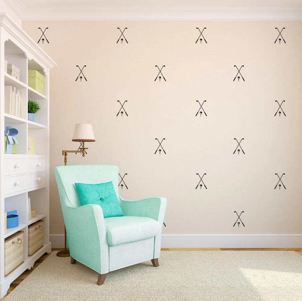 

Wall Decal Golf Vinyl Sticker Removable Livingroom Bedroom Home House Decoration Wall paper Window Sport Decor Poster DIY WW-161