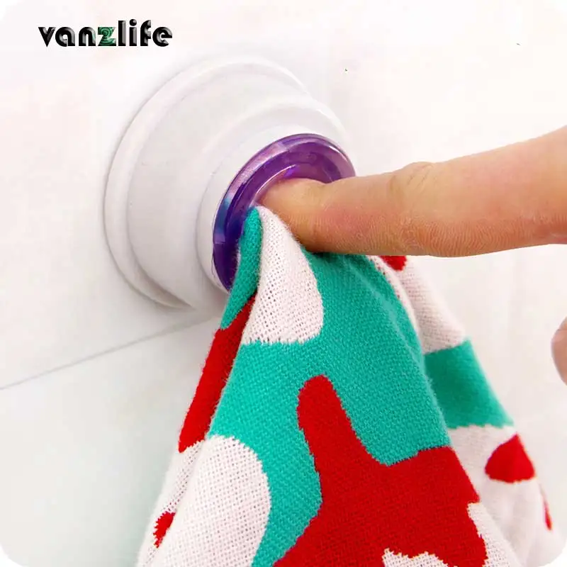 vanzlife creative self adhesive multi use cloth towel hook clip