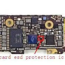 30 шт./лот для iphone 5C U5_RF sim-карты ESD Защита микросхема hk post
