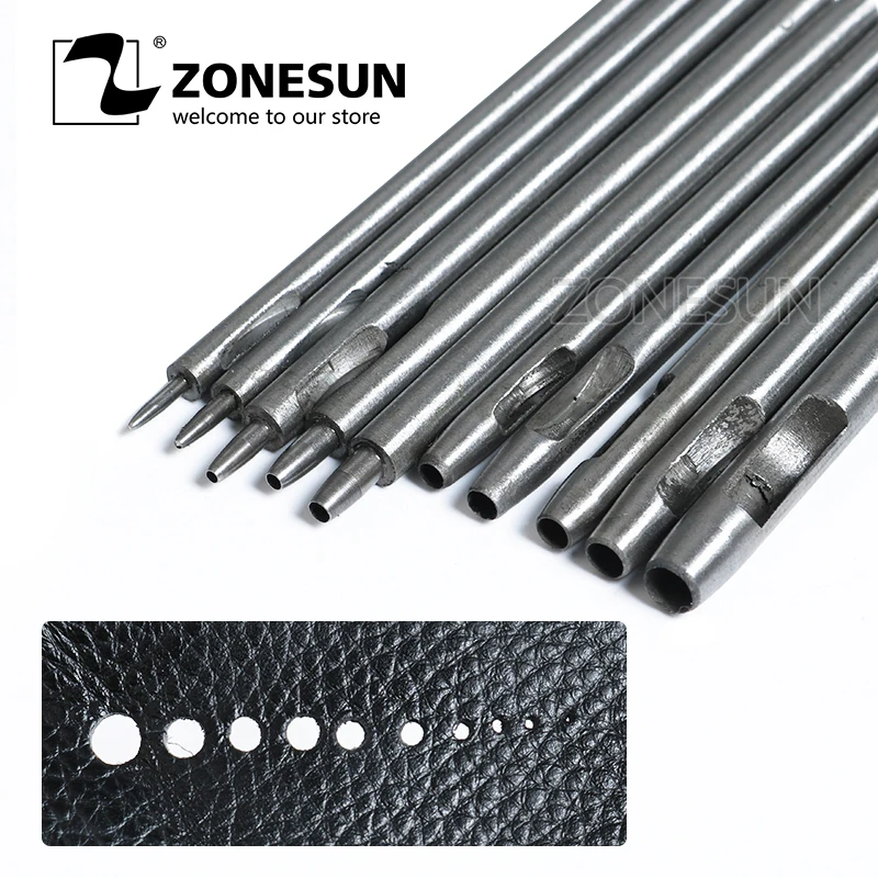 Ажурный перфоратор ZONESUN DIY инструмент для кожевенного ремесла режущий стальной