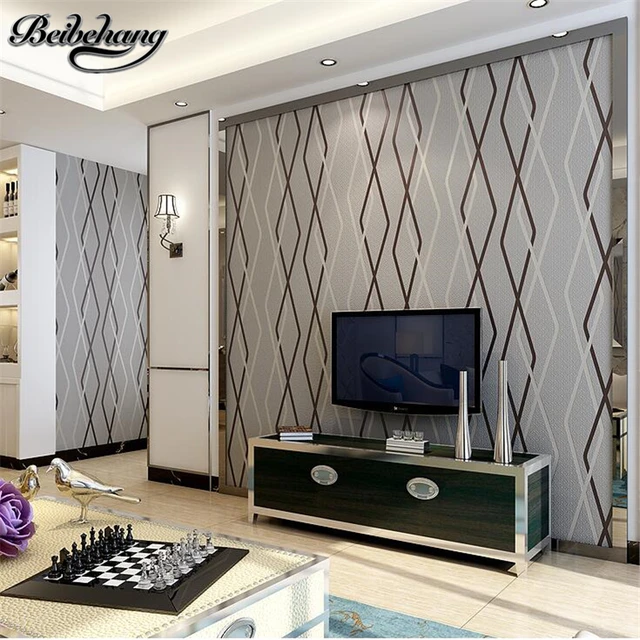 US $43.71 27% OFF|Beibehang papel de parede tapete Moderne einfache raute gestreiften 3d tapeten schlafzimmer wohnzimmer wand tapete papier peint in ... US $43.71 27% OFF|Beibehang papel de parede tapete Moderne einfache raute gestreiften 3d tapeten schlafzimmer wohnzimmer wand tapete papier peint in ...
