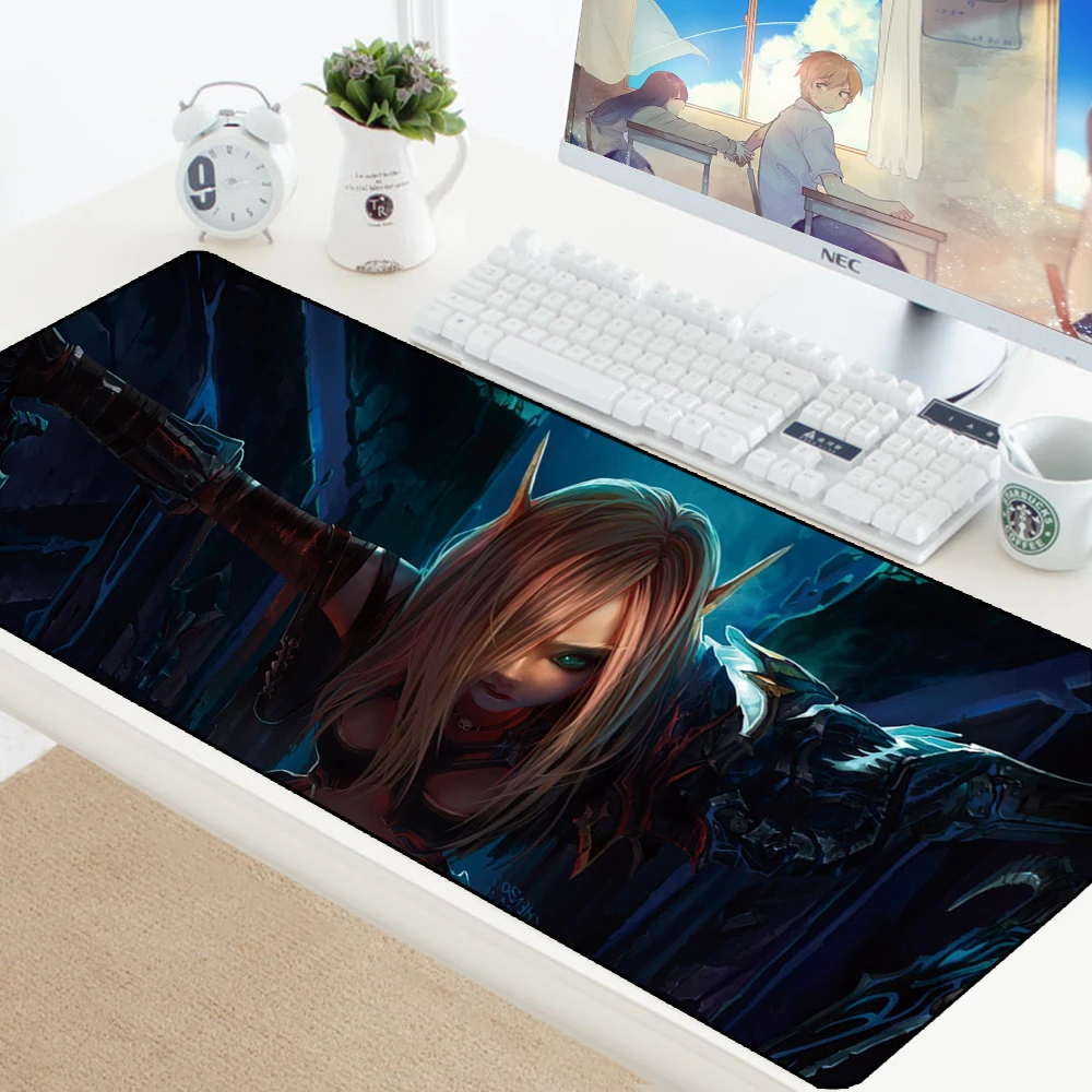  Gaming Mouse Pad WOW Lich King Mousepad Large Anti-slip XL Keyboard Big Desk Mouse Mat For Gamer La