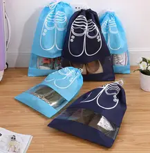 6PCS/SET Dustproof drawstring bag Shoes Storage Bags For Travel Shoe bag closet organizer Laundry Cosmetic Underwear Organizer