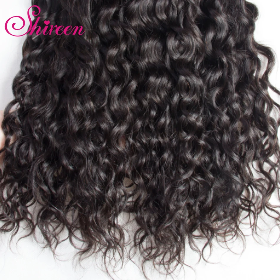 Human Hair Water Wave Bundles With Closure Shireen Malysian Hair Extension Remy Hair Weave 3 Bundle With Closure 4*4 bresiliens Human Hair Water Wave Bundles With Closure Shireen Malysian Hair Extension Remy Hair Weave 3 Bundle With Closure 4*4 bresiliens