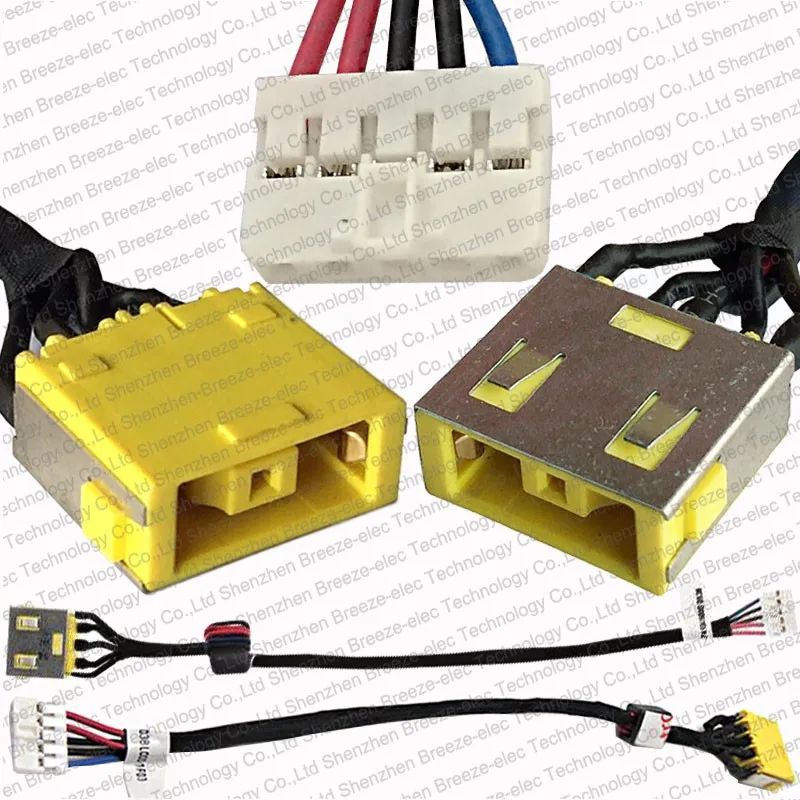 

Genuine New Laptop DC Power Jack Socket Connector Cable Wire for Lenovo G500S G505S G500 G505 G400 G490 DC30100PF00 T074103C4000