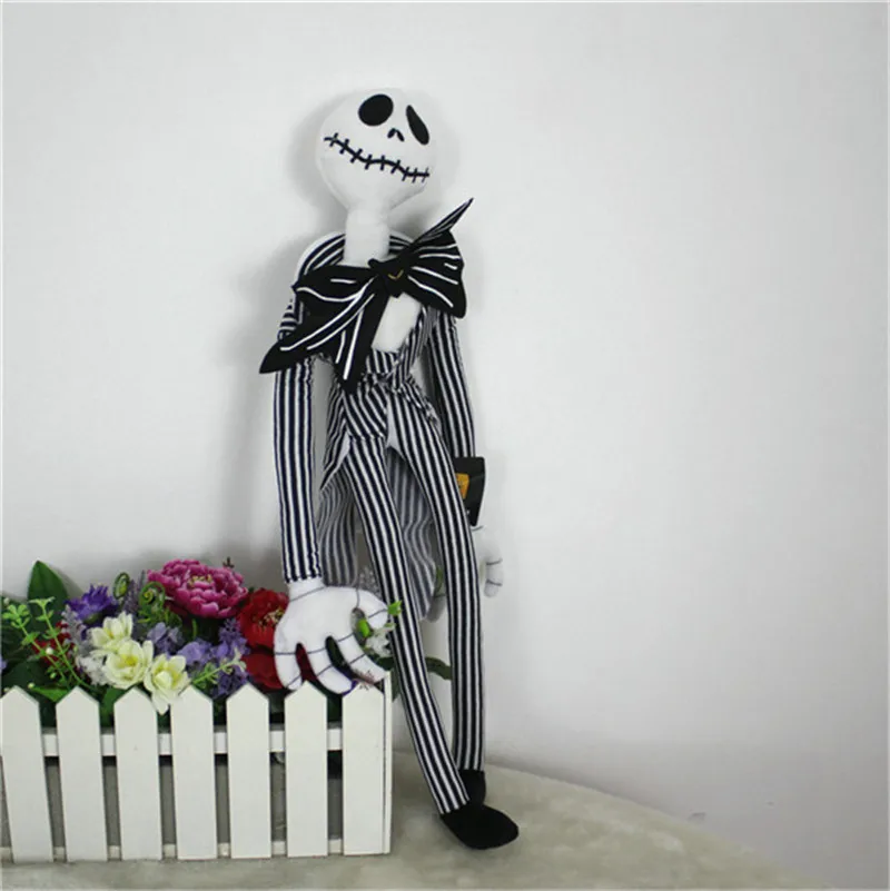 New The Nightmare Before Christmas Santa Clause Jack Skeleton Plush Toys Jack's Girl Friend Sally Pumpkin Halloween Stuffed Dolls Gift  (26)