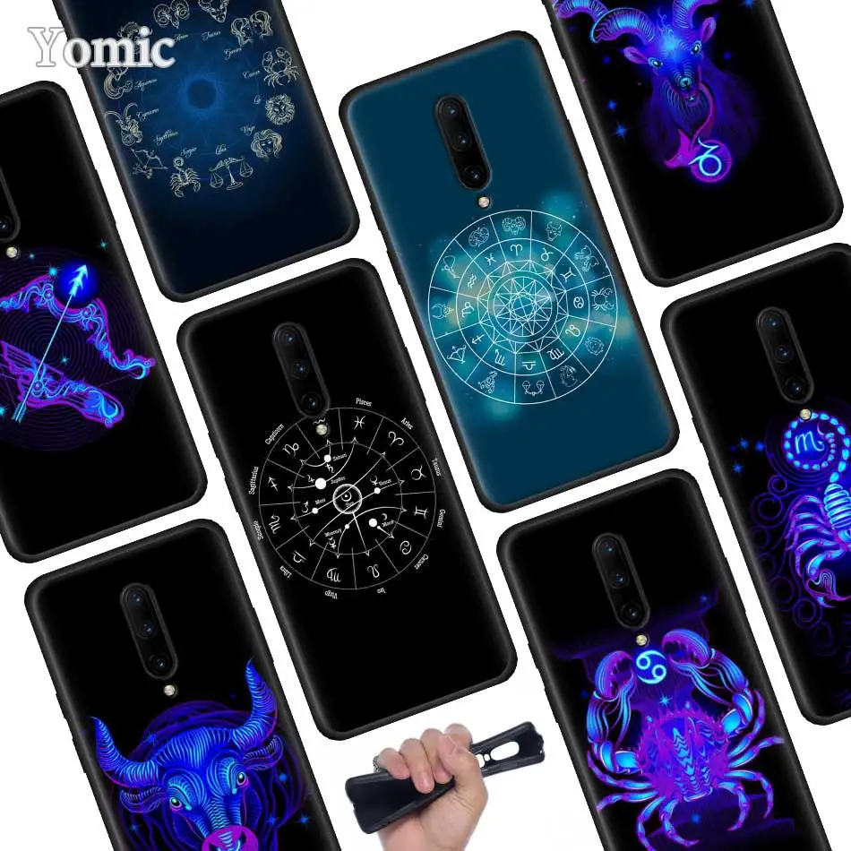 The Zodiac Black Soft Case for font b Oneplus b font font b 7 b font