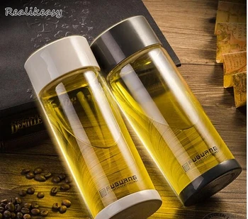 

2018 hot selling 1L Large-capacity portable heat-resistant glass single large tea water bottles free shipping lxq 862