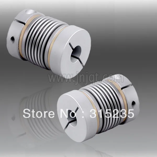 

D65 L81 25*25MM high precision clamp bellows coupling supported by CE certificate
