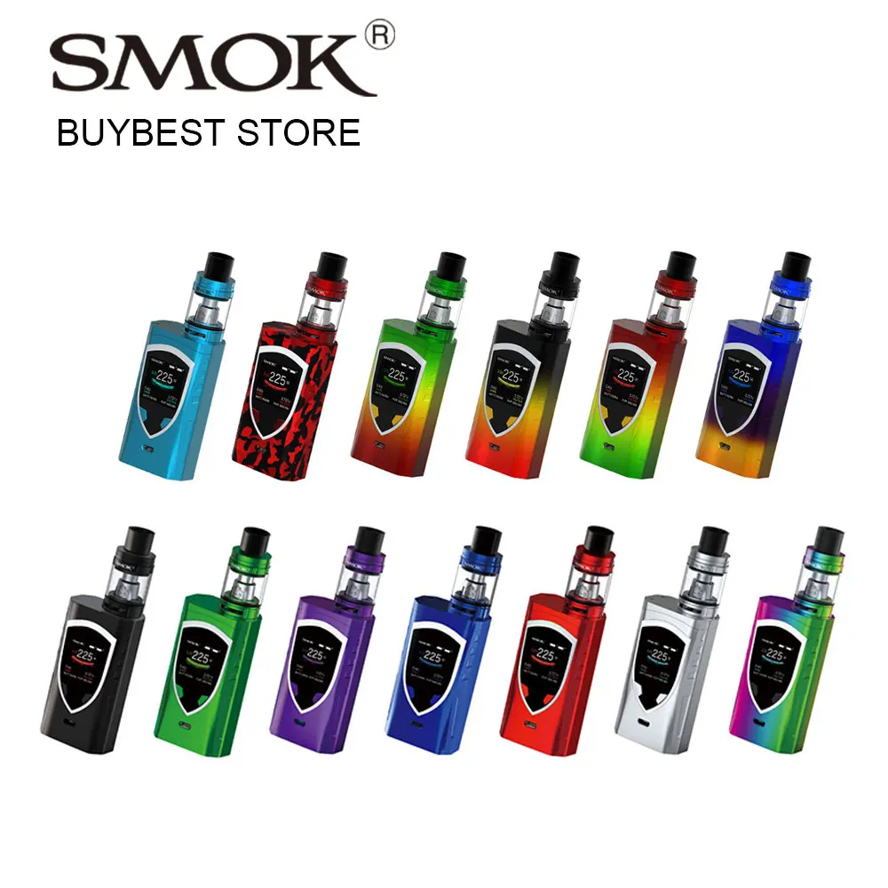 225 Вт SMOK Pro цветной TC комплект с 5 мл TFV8 большой детский распылитель и SMOK Pro цветной TC коробка мод стандартное издание VS Smok Alien/T-priv