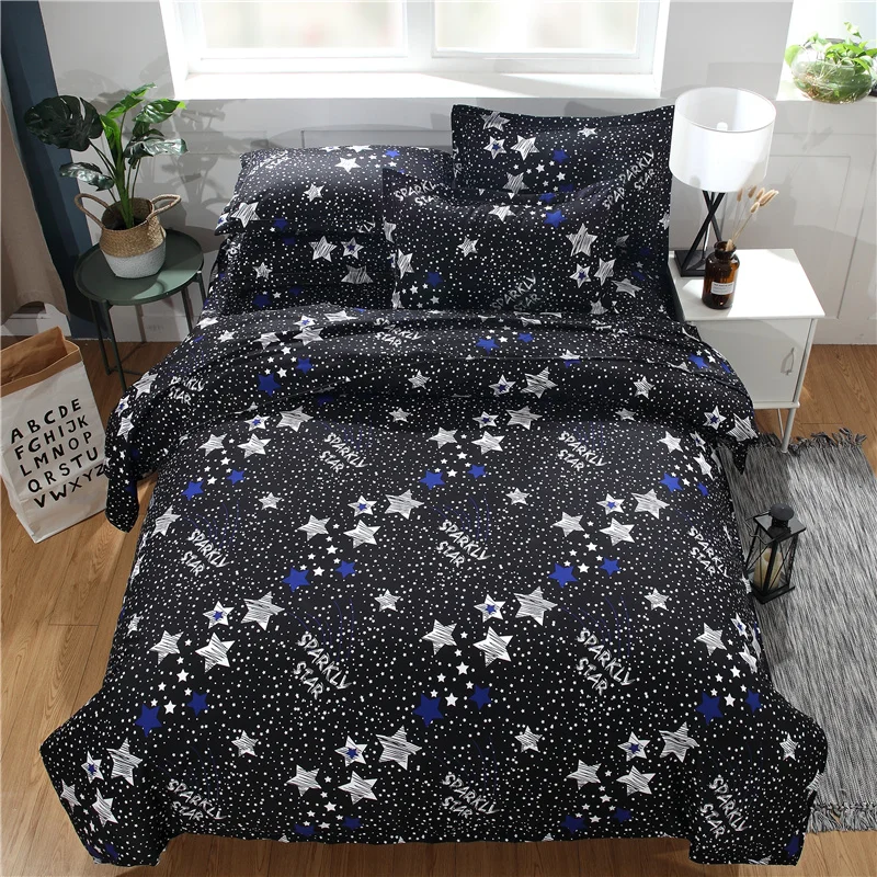 Stars Bedding Set 32pcs Duvet Cover Pillow Sham Adult King Queen Size Comforter Cover Set With Pillowcase No Sheet No Fillers (7)