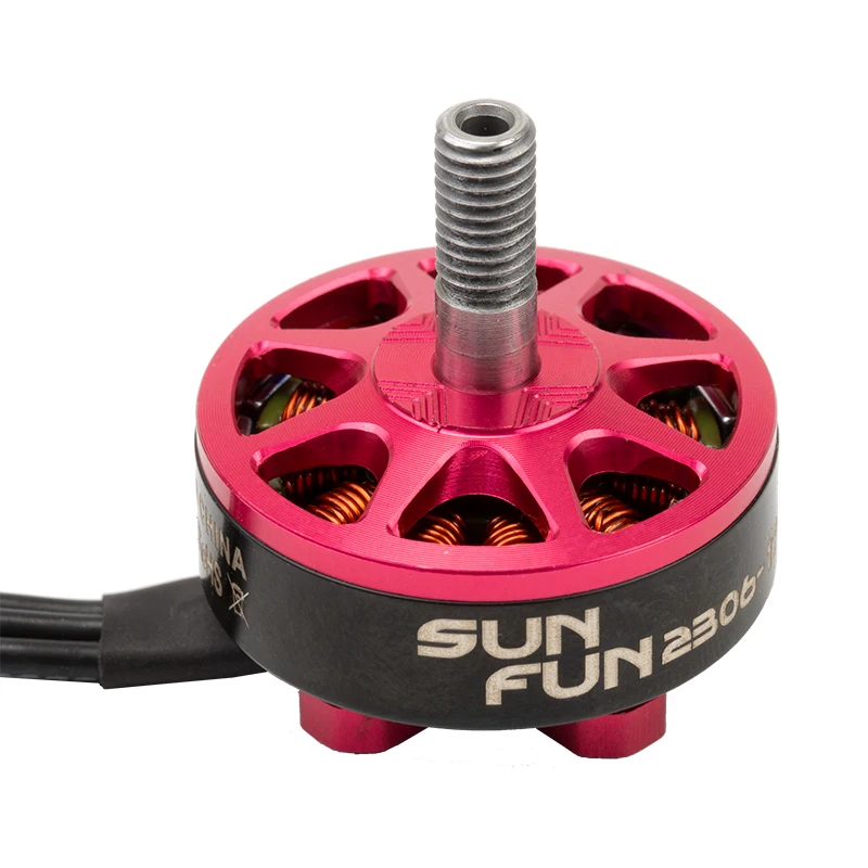 4 шт./лот DYS SUN FUN SF2306 1750KV 2500KV CW резьба FPV гоночный бесщеточный двигатель для радиоуправляемого дрона квадрокоптера запасные части