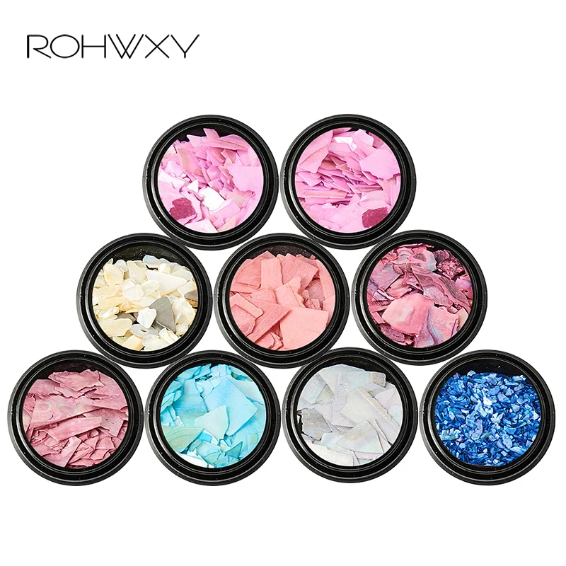 

ROHWXY Nails Accessories Nail Charms Sequin Strass 3d Nail Art Stones Rhinestones For Nails Jewelry Diy Design Manicure