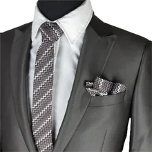 Мужской галстук платок классический деловой галстук набор карманные квадратные Узкие галстуки для мужчин костюм рубашка платье аксессуары Gravata