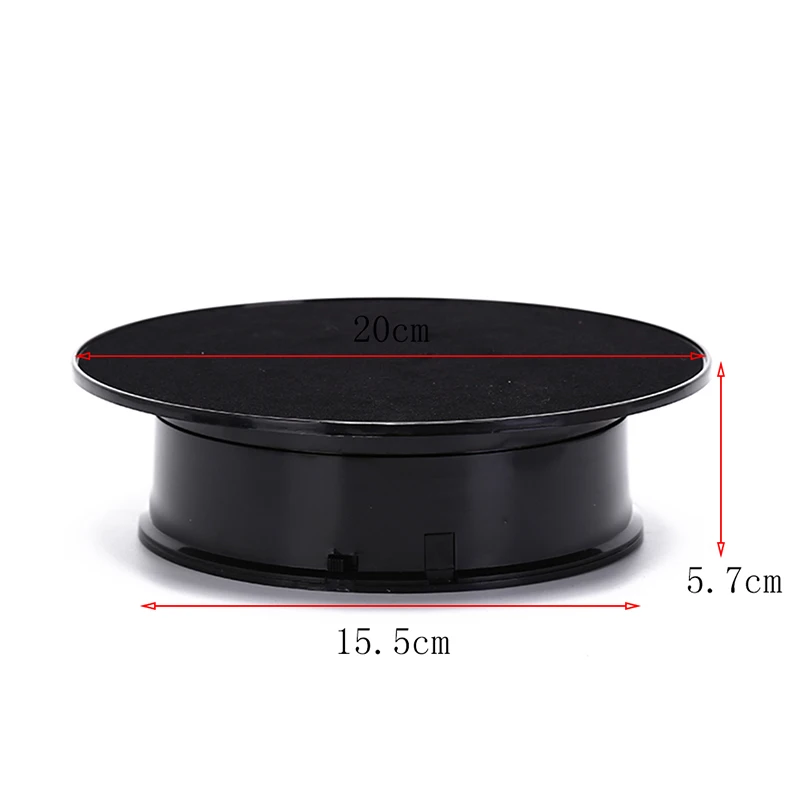 Video Shooting Props Turntable Battery Turntable 360 Degree Rotating Jewelry Display Stand For Photography