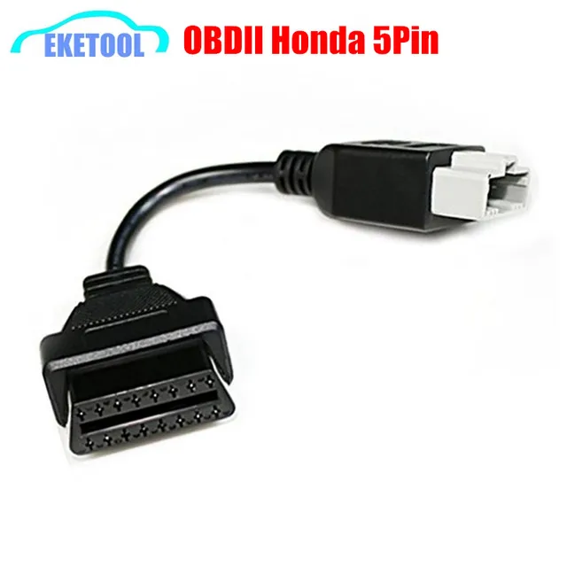 New OBD Adapter For Honda 5Pin OBD1 to OBD2 16Pin Female Diagnostic Connector For Honda 5 Pin