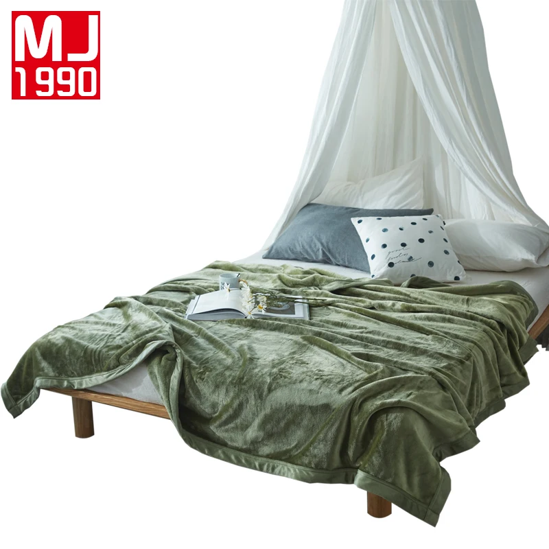 

Winter Imitation Velvet Mink Blanket For Adult Soft Plush Fleece Blanket Solid 350G Thicker Blankets On Sofa/Bed Throw Blankets