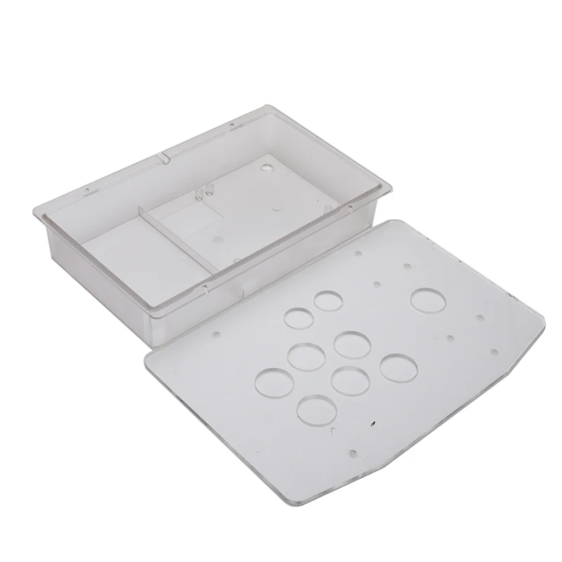 DIY Arcade Machine Joystick Acrylic Panel + Case Shell Set Replacement Parts