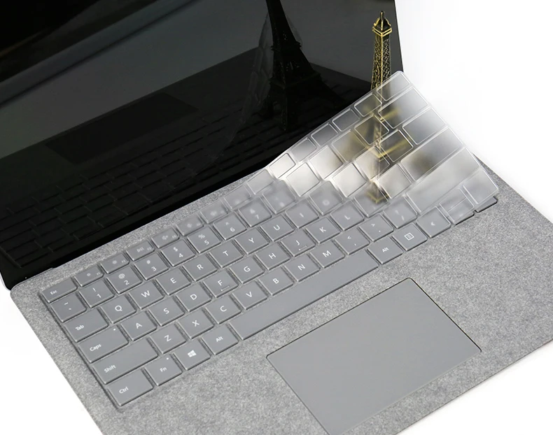 Для ноутбука microsoft Surface анти-наклейка с надписью 3 в 1 золото полный корпус съемные Премиум наклейки с защитная накладка для клавиатуры