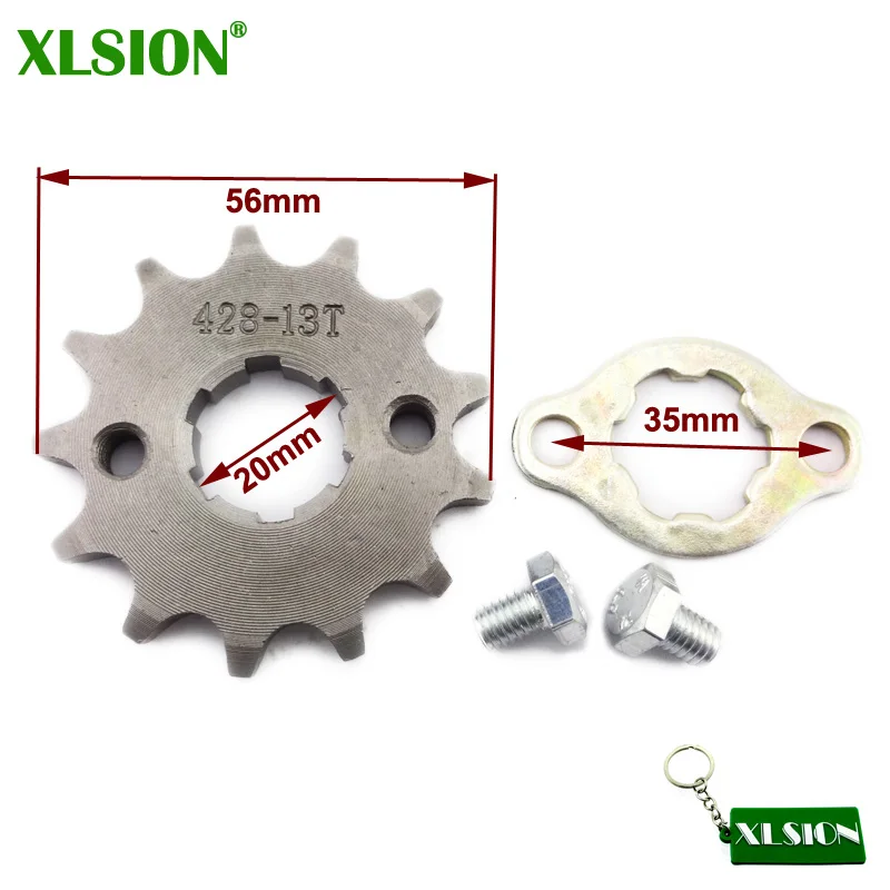 XLSION 428 13 Tooth 20mm ID Front Engine Sprocket For CRF XR 50 70