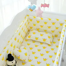 Промо-акция! 6 шт. детские постельные принадлежности для кроватки комплект хлопчато-бумажные занавески Накладка для детской кроватки детские бампер, включают(бампер+ лист+ наволочка