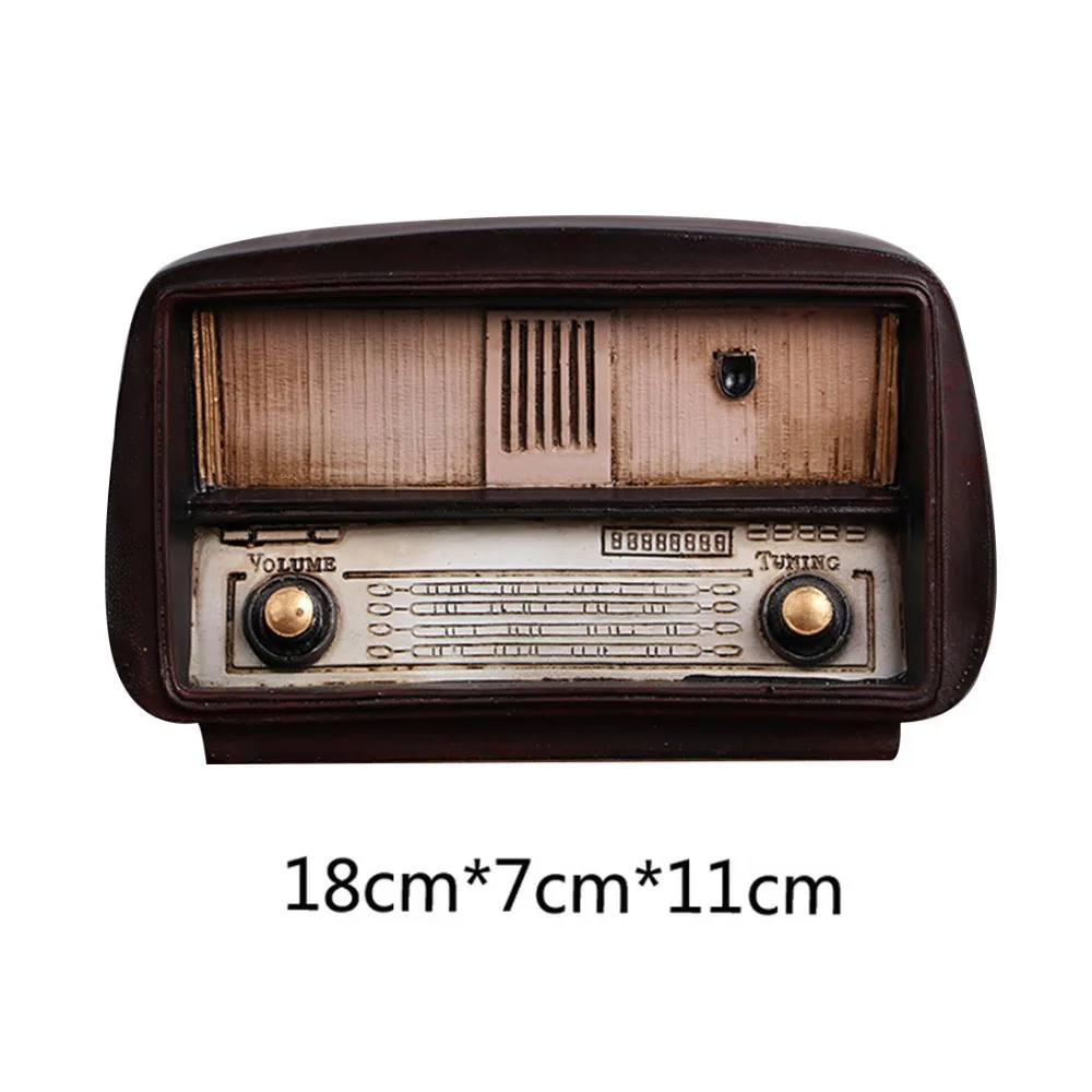 Bar Retro Old Style Home Decor Crafts Vintage Radio Ornaments W3092