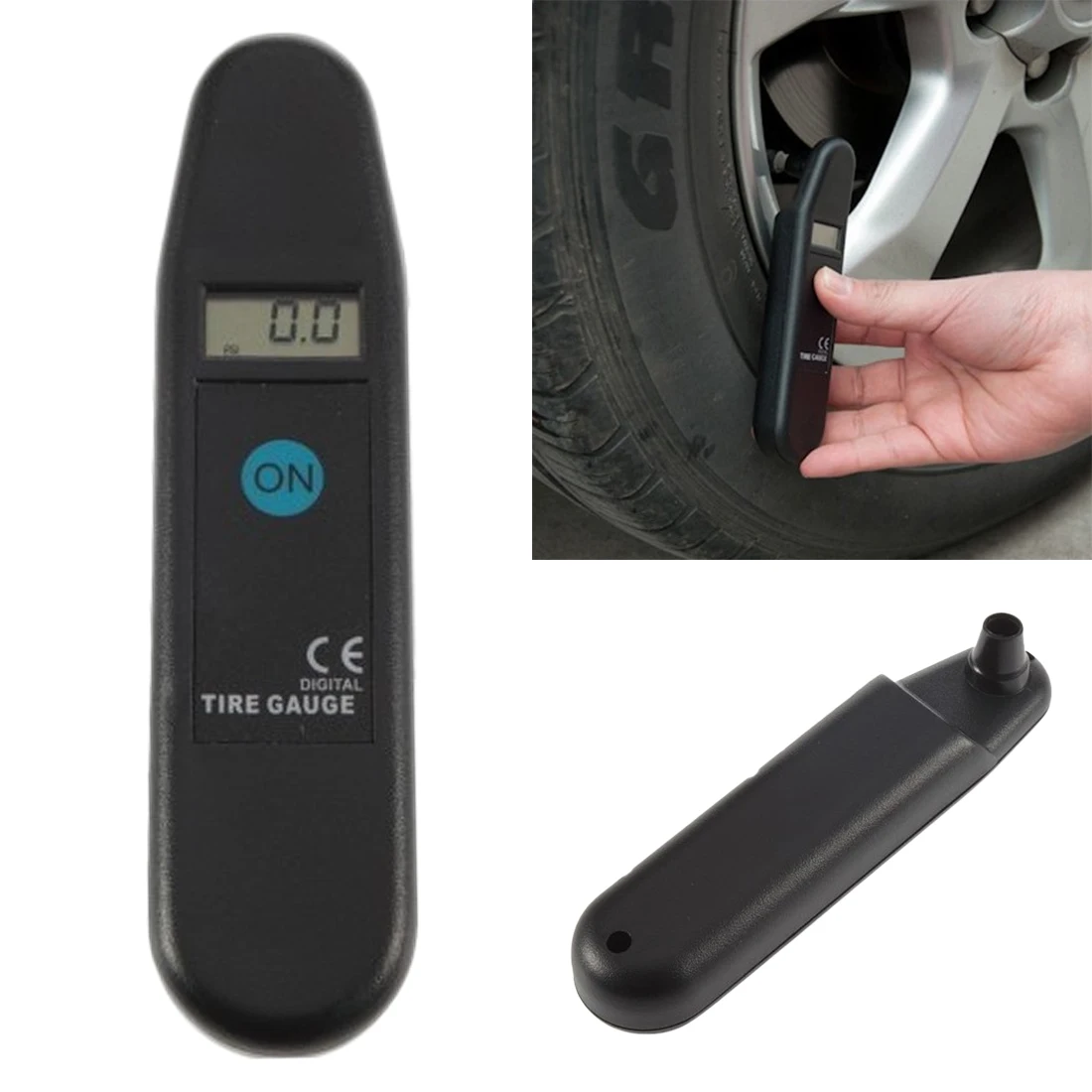 

Accuracy Digital LCD Wheel Air Tyre Pressure Gauge Car Motorcycle Manometer Detector Tool 0-100PSI