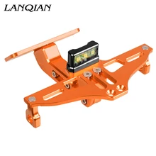 Универсальный Кронштейн номерного знака мотоцикла с подсветкой для KTM RC 125 RC8 790 ADVENTURE Bajaj PulsaR 200 NS