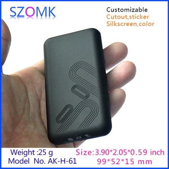 

diy electrical plastic handheld small enclosure (1 pcs) 99*52*15mm 2015 new handheld control box, hot sell plastic light sensor