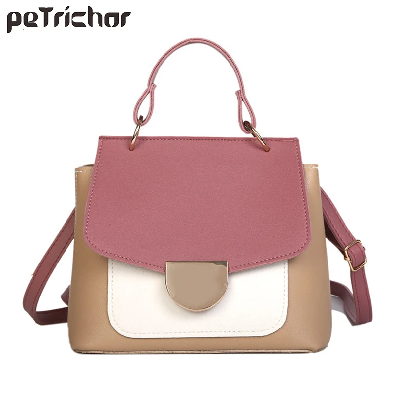 

Fashion Panelled Female Messenger & Crossbody Bags Feminina Bolsa Leather Handbags Women Bags Brand Designer Ladies Shoulder Bag