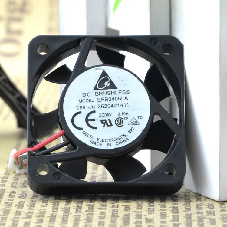 Вентилятор Delta Electronics EFB0405LA DC5V 0.1A 2 провода 40x40x10 мм 40 4 см бесплатная доставка |