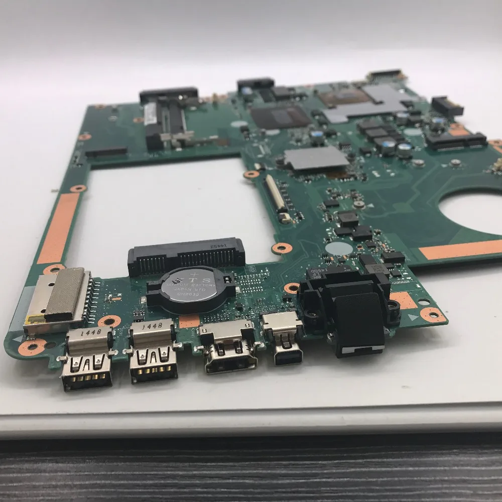 KEFU N751JK For ASUS N751JK N751JX Laptop Motherboard I5-4200HQ Mainboard with GTX850 2G/4G LVDS Graphics card Test Motherboard