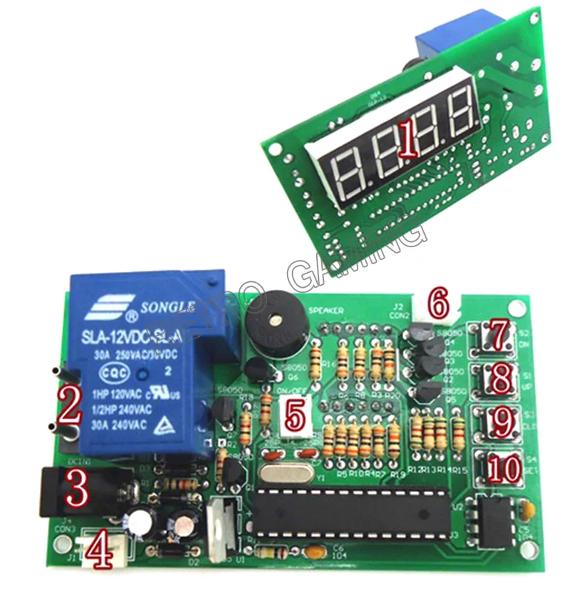 JY-15A время управления таймером плата питания Запчасти для игровых автоматов для монетоприемник, селектор водяной насос стиральные машины