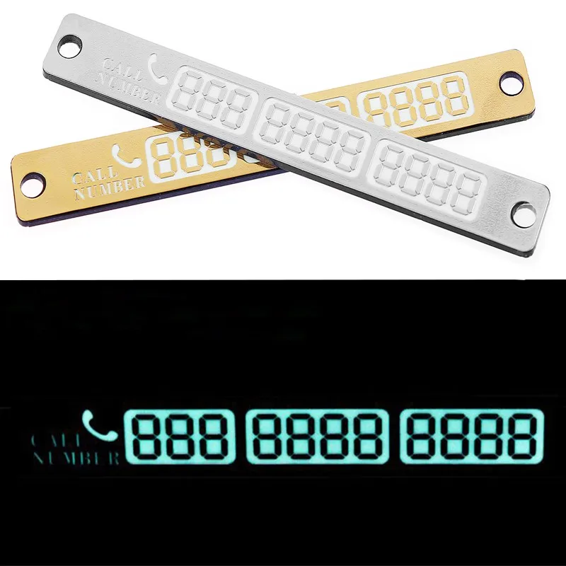 15-2cm-Car-Styling-Telephone-Number-Card-Temporary-Car-Parking-Card-Notification-Night-Luminous-Sucker-Plate