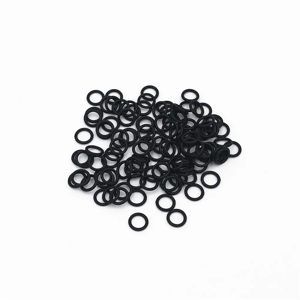 100PCS Black Nitrile butadiene O Rings Sealing Rubber Gaskets OD 7-18 mm *2.5mm 
