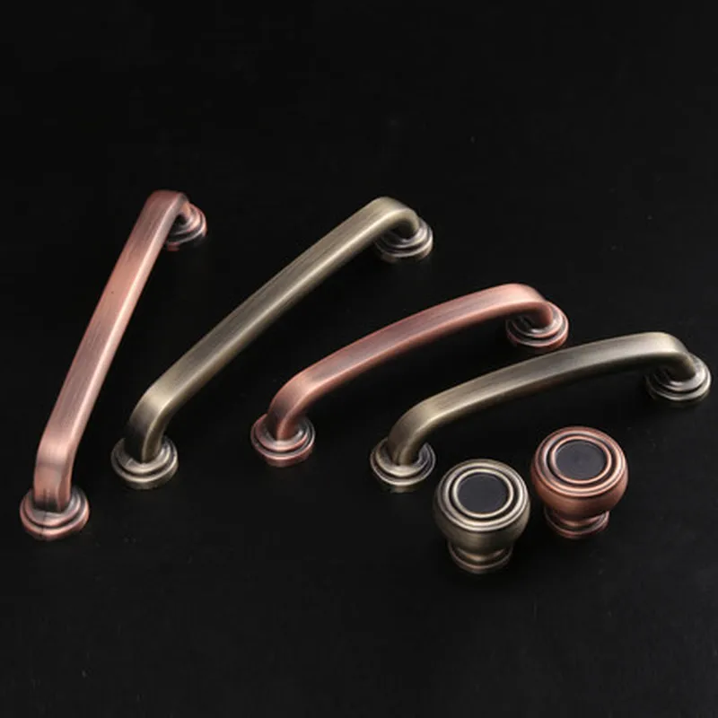 Furniture handle Antique Door Handles and Knobs Metal Drawer Pulls Kitchen Cabinet Knobs Wardrobe Handles Furniture Hardware