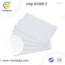 10 шт. RFID чип ICODE SLIX2 13,56 МГц белая карта ISO 15693 ICODE 2 Стандартная карта быстрая