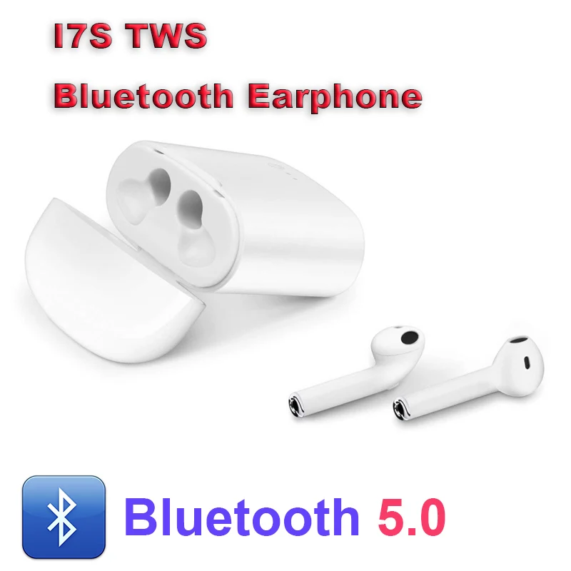 

Christmas Gift New i7s Tws Wireless Earphones Bluetooth 5.0 Earbuds Wireless Headphones Support Android IOS Systems