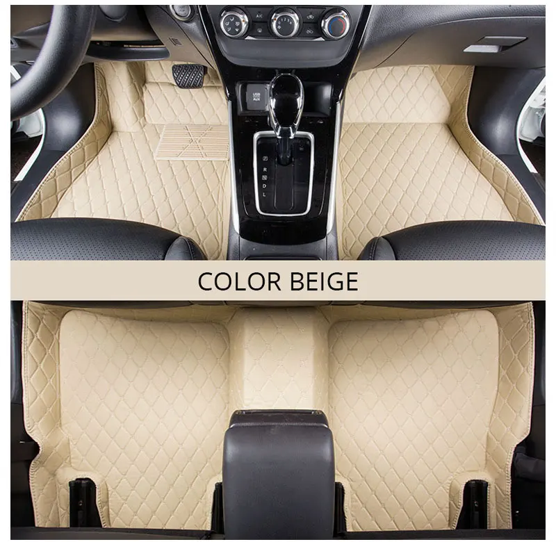 Car Floor Mats For Lhd Jeep Grand Cherokee Wk2 2018 2017 2016 2015 2014 2013 2012 Rugs Interior Leather Mat Pad Auto Accessories