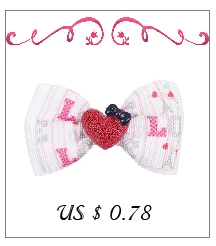 Ncmama аксессуары для волос банты на голову девочек Grosgrain Riibon Hairbows 7 дюймов Большой День Святого Валентина Детские Заколки головные уборы