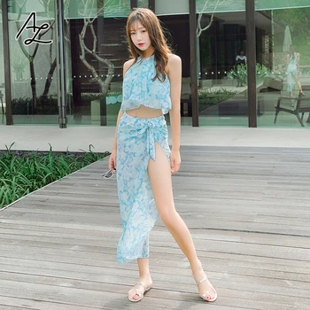 

2019 Japan quality three pieces bikini Private Label Swimwear
