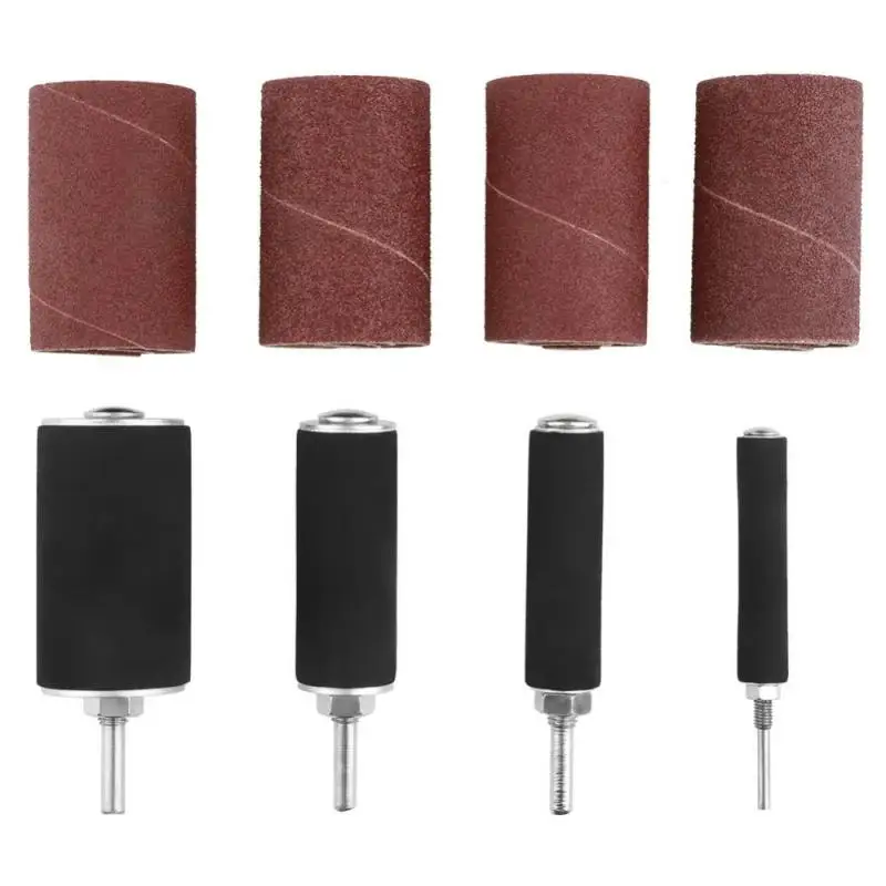 Grit: 120 Xucus New 25pcs/set Sanding Drum Set Drum Sander Kit Including Abrasive sleeves drum rubber Mandrels for Drill press woodworking kit Grit: 120 Xucus New 25pcs/set Sanding Drum Set Drum Sander Kit Including Abrasive sleeves drum rubber Mandrels for Drill press woodworking kit