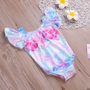 

CHAMSGEND 2019 Children Kids Baby Girls Bikini Beach Swimsuits Bathing Suits Bebek Mayo Costume Da Bagno Ragazza 19MAY19 P35