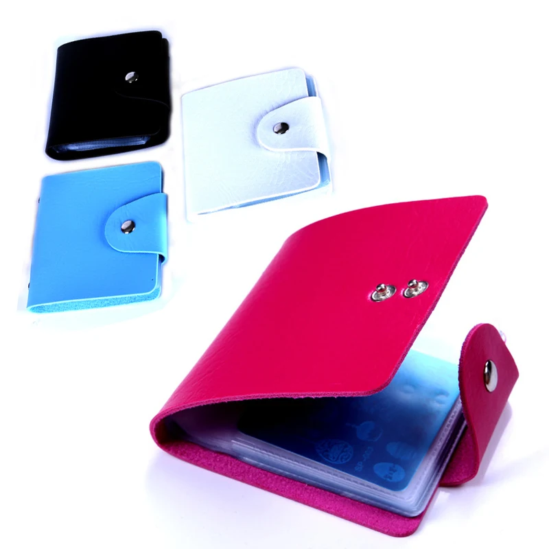 

32Slots Leather Nail Art Image Stamping Plates Case/Bag/Folder For Dia 7cm Nail Stamp Templates Holder Bags Album Storage