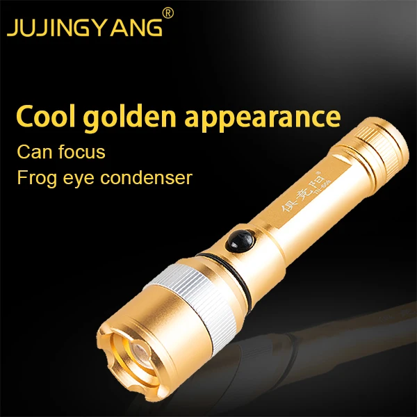

5w R5 LED Aluminium alloy Hunting Tactical Light Rechargeable Flashlight Police Torch light