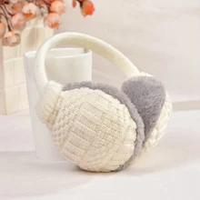 New Style Winter Earmuffs For Women Warm Unisex Ear Muffs Winter Ear Cover Knitted Plush Winter Ear Warmers Free Shipping
