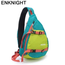ENKNIGHT Водонепроницаемый нагрудная сумка в стиле casual сумка-слинг рюкзак небольшой дорожный рюкзак Цвет Блокировка ремень с застежкой брелок дорожная сумка