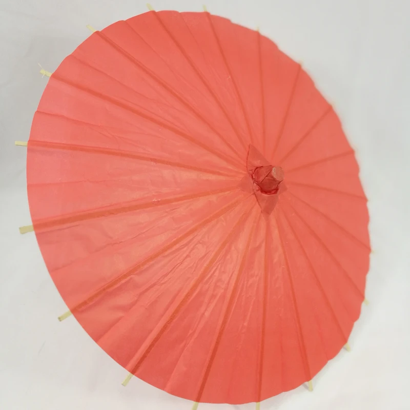 Горячая 40 см ручной работы цветной бумажный зонтик Китай традиционные детские картины Сделай Сам бумажный зонтик декоративное искусство и ремесла - Цвет: red