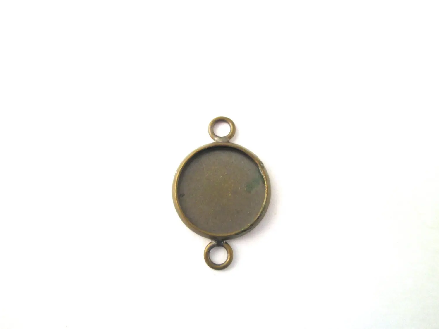 

12mm brass plated bezel connector settings, pick your amount, B185theof