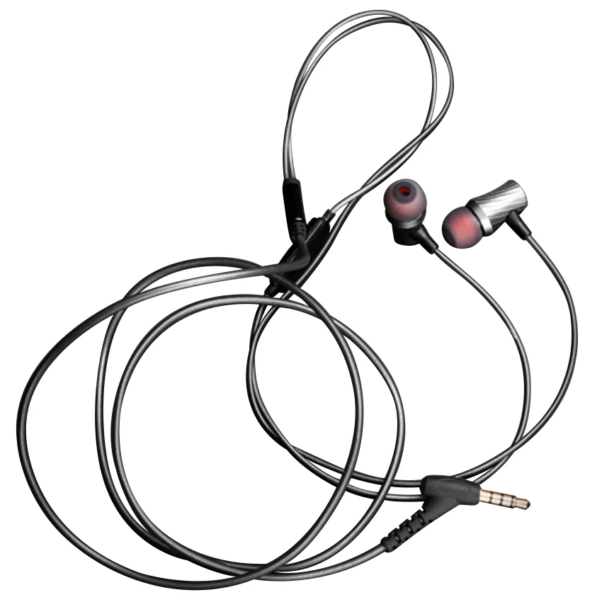 Fonge D03 Высокое качество HiFi Проводные металлические наушники в ухо стерео бас с